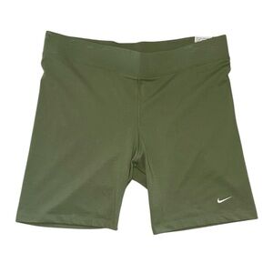 Nike Sage Green Tight Fit Mid Rise Short Length Shorts, Size 2X, NWT